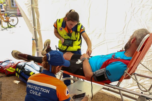 Poste de secours pour Matour Trail